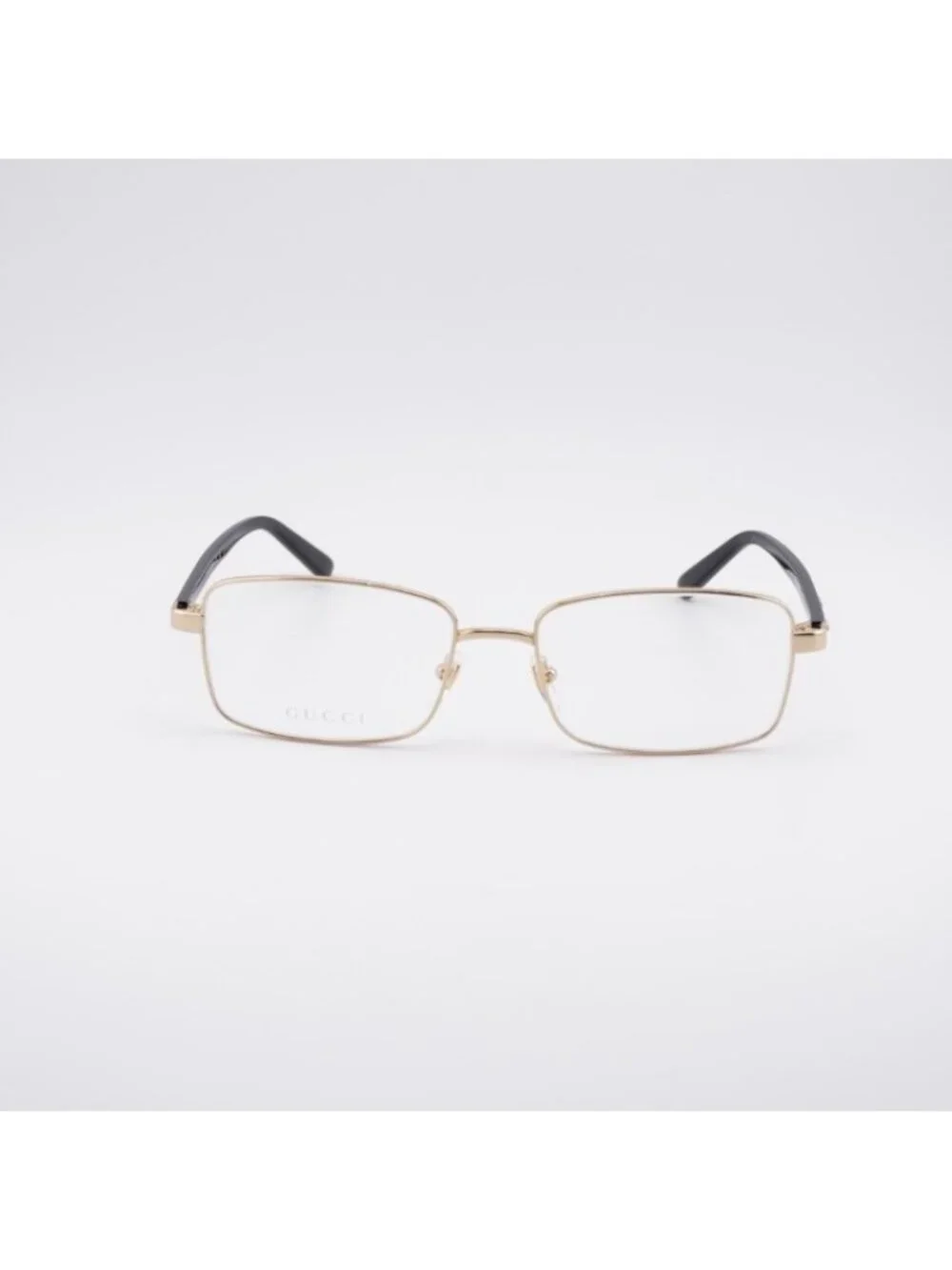 Gucci GG1586O 004 Eyeglasses Gold/Black 59mm Rectangle Frame